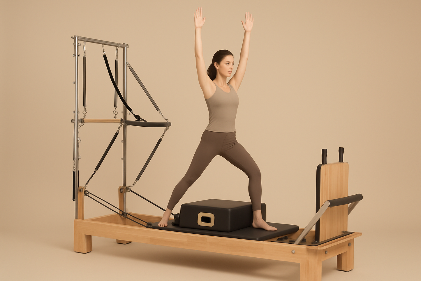 Reformer avec tour en bois